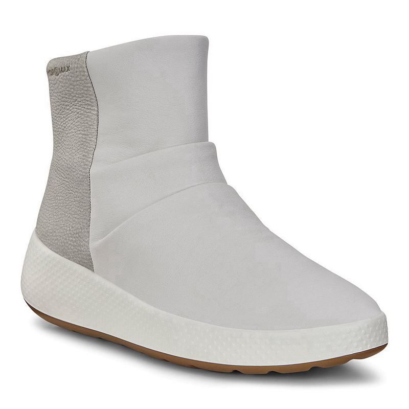 Women Boots Ecco Ukiuk - Boots White - India CHJARB358